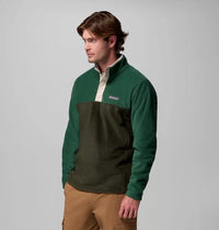 COLUMBIA Men's Steens Mountain II Half Snap Fleece - Green