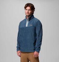 COLUMBIA Men's Steens Mountain II Half Snap Fleece - Blue