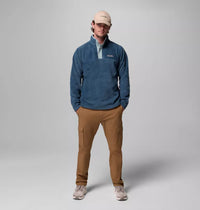 COLUMBIA Men's Steens Mountain II Half Snap Fleece - Blue