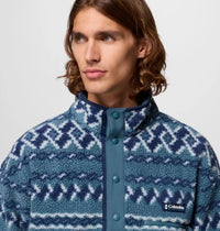 COLUMBIA Men's Helvetia II Printed Half Snap Fleece - Blue