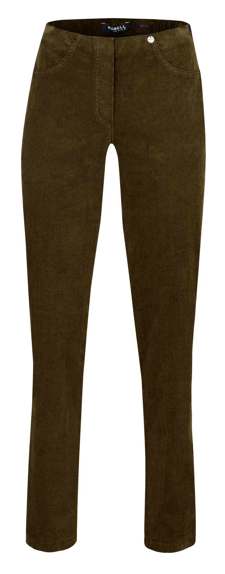 ROBELL Efi 78cm Cord Trouser - Brown