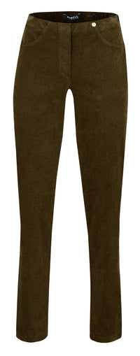 ROBELL Efi 78cm Cord Trouser - Brown