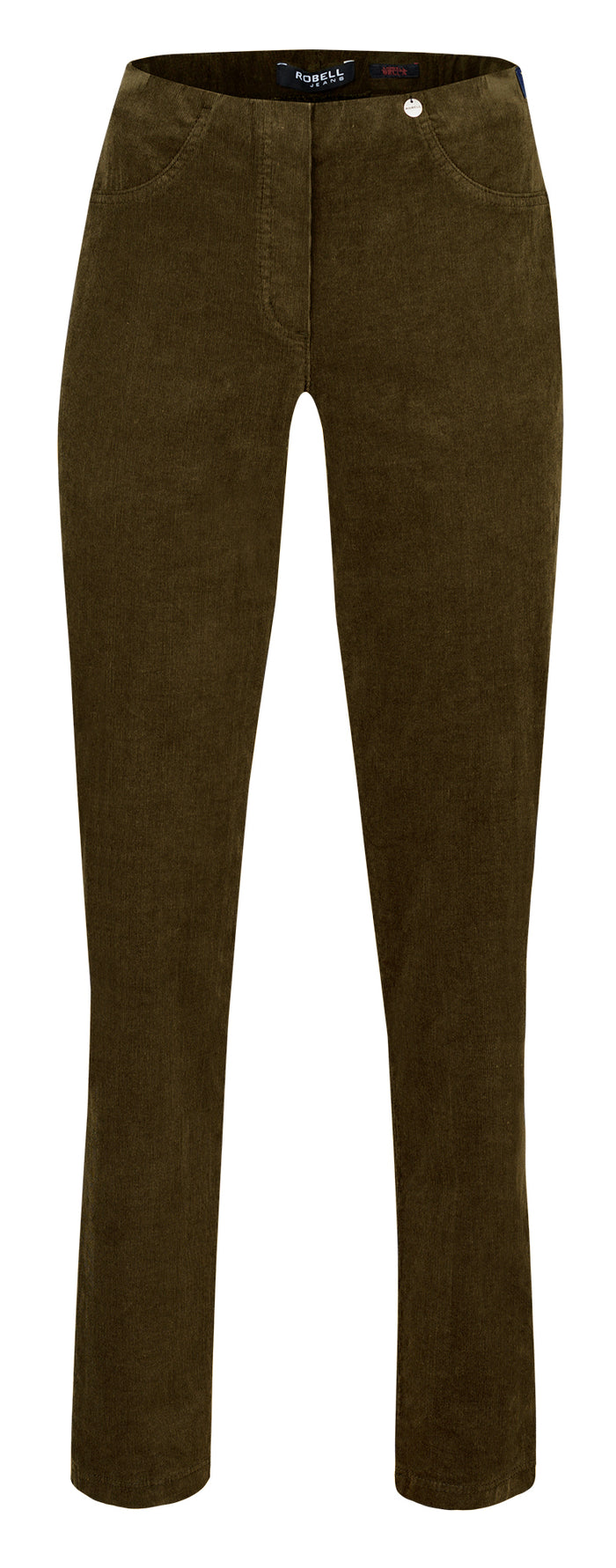 ROBELL Efi 78cm Cord Trouser - Brown