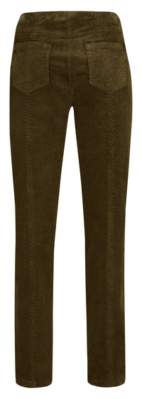 ROBELL Efi 78cm Cord Trouser - Brown