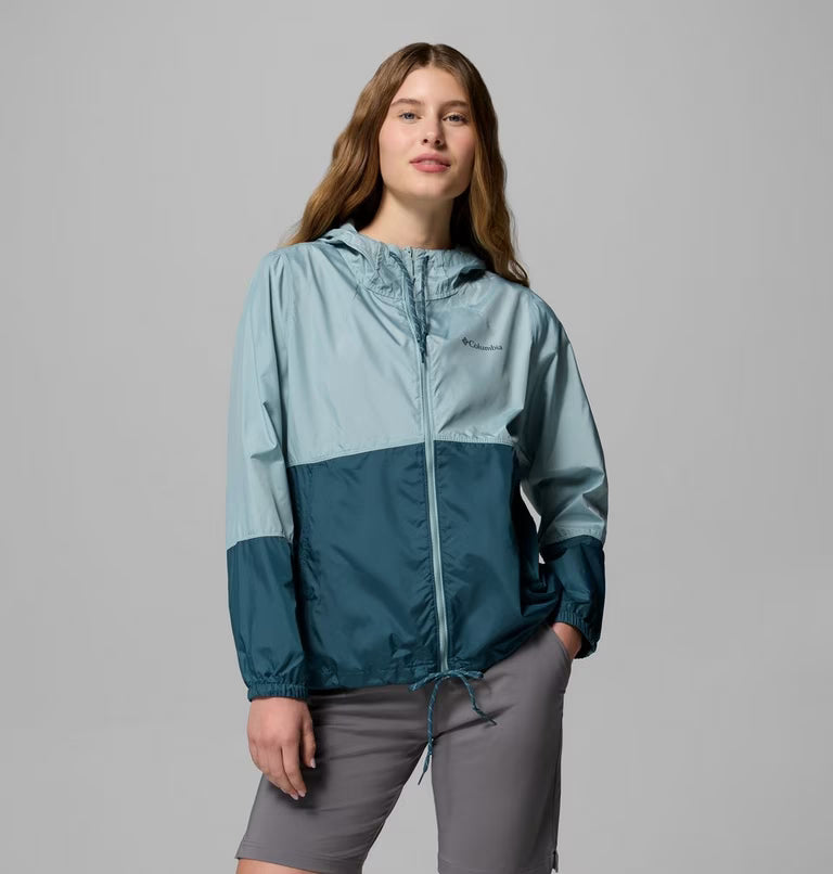 COLUMBIA Women's Flash Forward II Hooded Windbreaker - Everblue