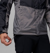 COLUMBIA Men's Pouring Adventure III Waterproof Hiking Jacket - Black