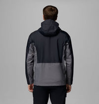 COLUMBIA Men's Pouring Adventure III Waterproof Hiking Jacket - Black