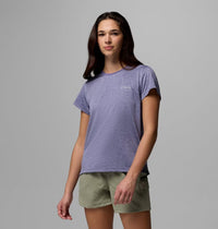 COLUMBIA Women's BlueVista Hill Technical T-Shirt - Lavendar