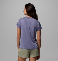 COLUMBIA Women's BlueVista Hill Technical T-Shirt - Lavendar