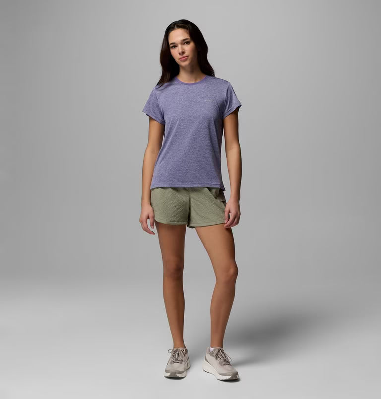 COLUMBIA Women's BlueVista Hill Technical T-Shirt - Lavendar
