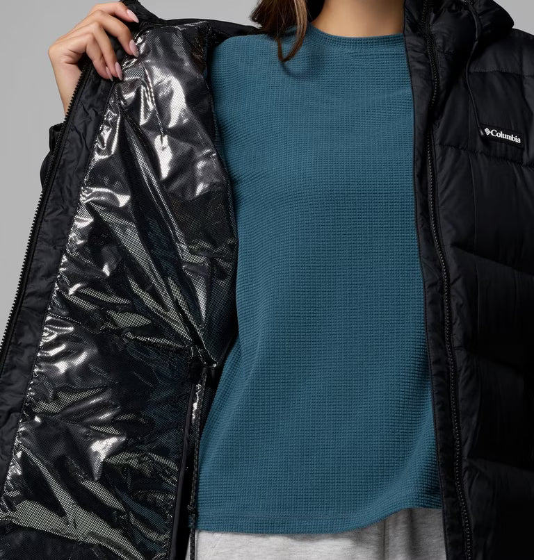 COLUMBIA Women's Pike Lake III Long Hooded Puffer Jacket - Black