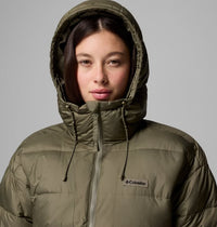 COLUMBIA Women's Pike Lake III Long Hooded Puffer Jacket - Green