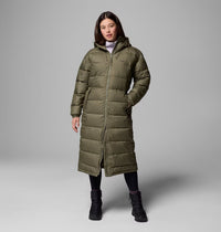 COLUMBIA Women's Pike Lake III Long Hooded Puffer Jacket - Green