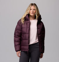 COLUMBIA Women's Pike Lake III Hooded Puffer Jacket - Burgundy