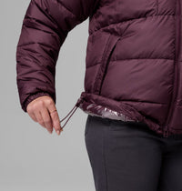COLUMBIA Women's Pike Lake III Hooded Puffer Jacket - Burgundy