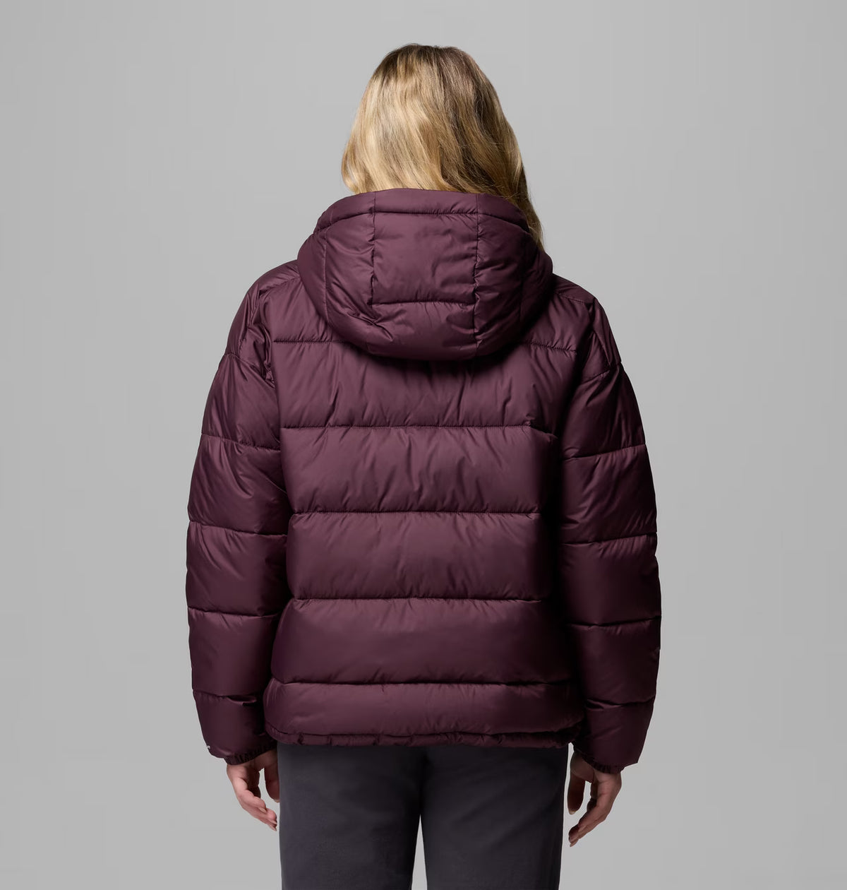 COLUMBIA Women's Pike Lake III Hooded Puffer Jacket - Burgundy