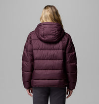 COLUMBIA Women's Pike Lake III Hooded Puffer Jacket - Burgundy