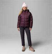 COLUMBIA Women's Pike Lake III Hooded Puffer Jacket - Burgundy