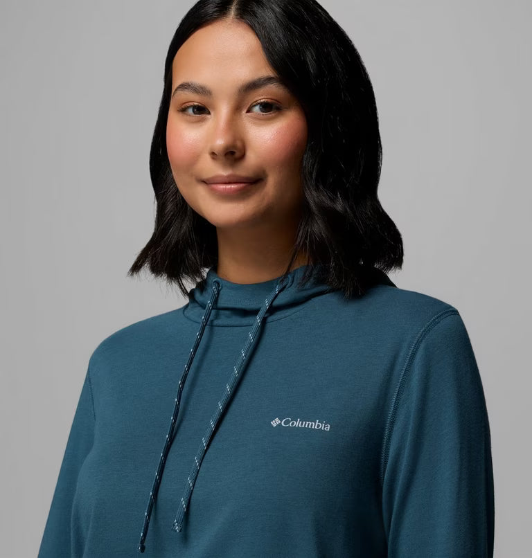 COLUMBIA Women's Sun Trek Technical Hoodie - Everblue