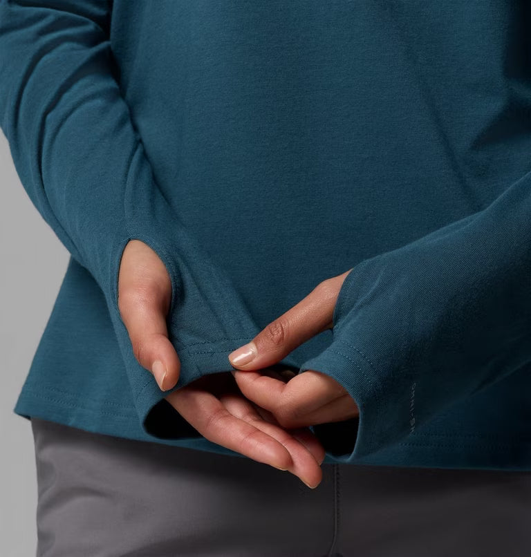 COLUMBIA Women's Sun Trek Technical Hoodie - Everblue