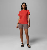 COLUMBIA Women's Parsons Point Technical T-Shirt - Red
