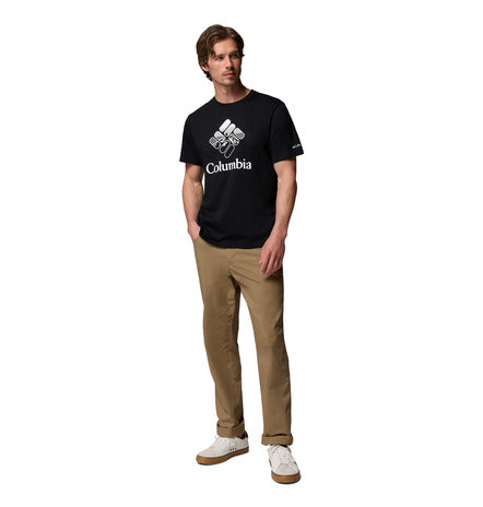 COLUMBIA Men's CSC Seasonal Graphic Tee - Black
