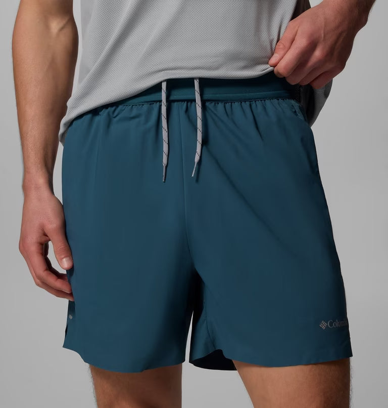 COLUMBIA Men's Stealth Spring Lined Trail Running Short - Everblue