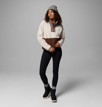 COLUMBIA Women's Sequoia Grove Half Zip Fleece -Stone/Brown