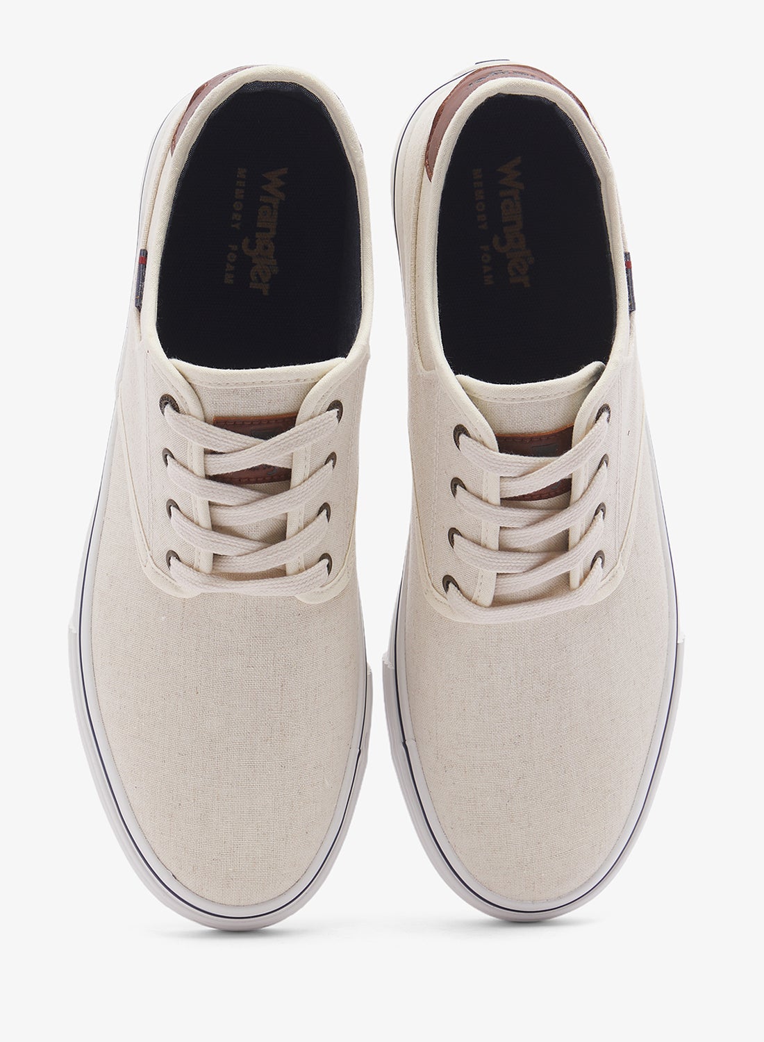 WRANGLER Men's Calypso Derby Low Sneakers - Off White
