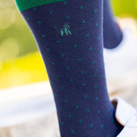 SWOLE PANDA Spotted Sock - Navy