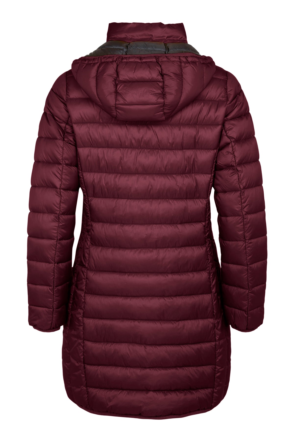 FRANDSEN Quilted Coat - Wine