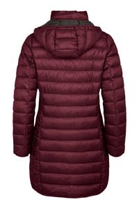 FRANDSEN Quilted Coat - Wine