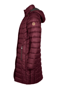 FRANDSEN Quilted Coat - Wine