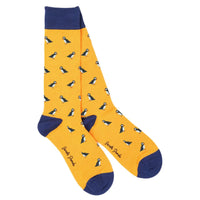 SWOLE PANDA Puffin Sock - Yellow