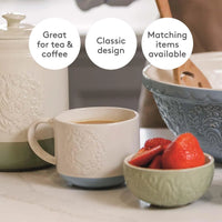 MASON CASH Folk Farmyard Cockerel Mug 400ml - Blue