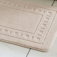 CATHERINE LANSFIELD Armoni Bath and Pedestal Mat Set - Cream