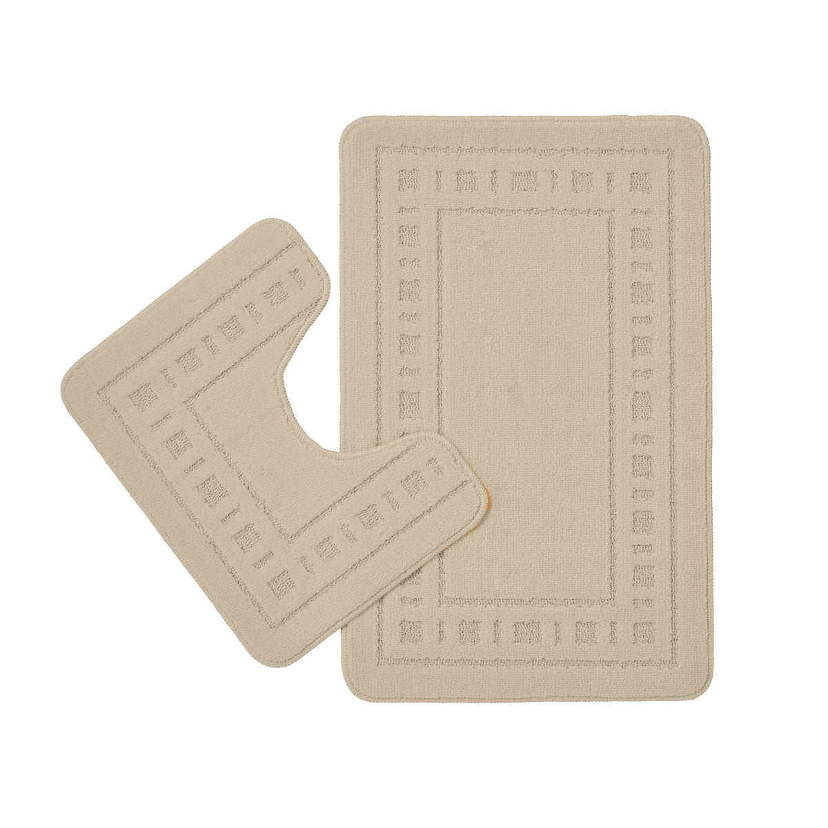 CATHERINE LANSFIELD Armoni Bath and Pedestal Mat Set - Natural