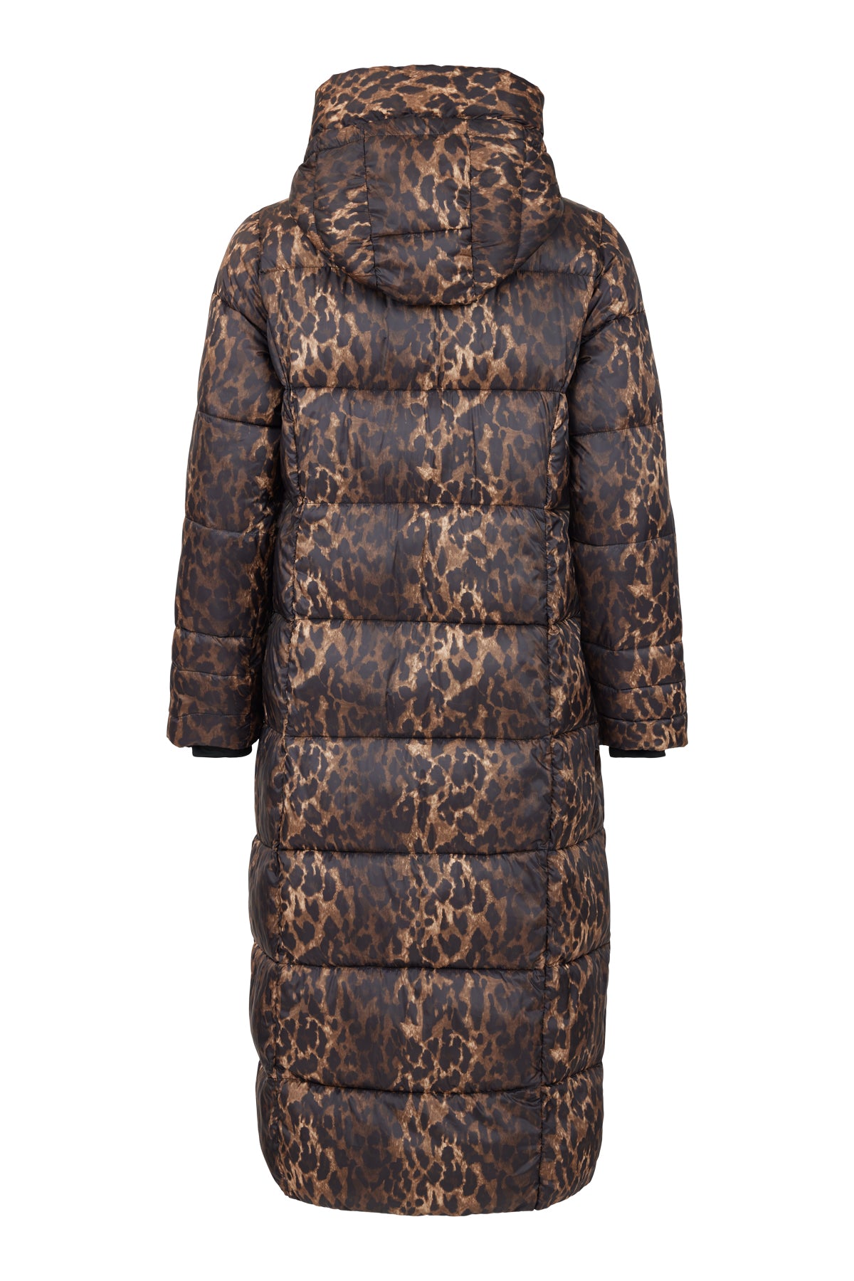 NORMANN Longline Animal Print Padded Coat