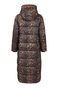 NORMANN Longline Animal Print Padded Coat