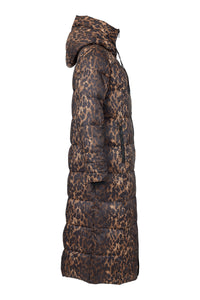 NORMANN Longline Animal Print Padded Coat
