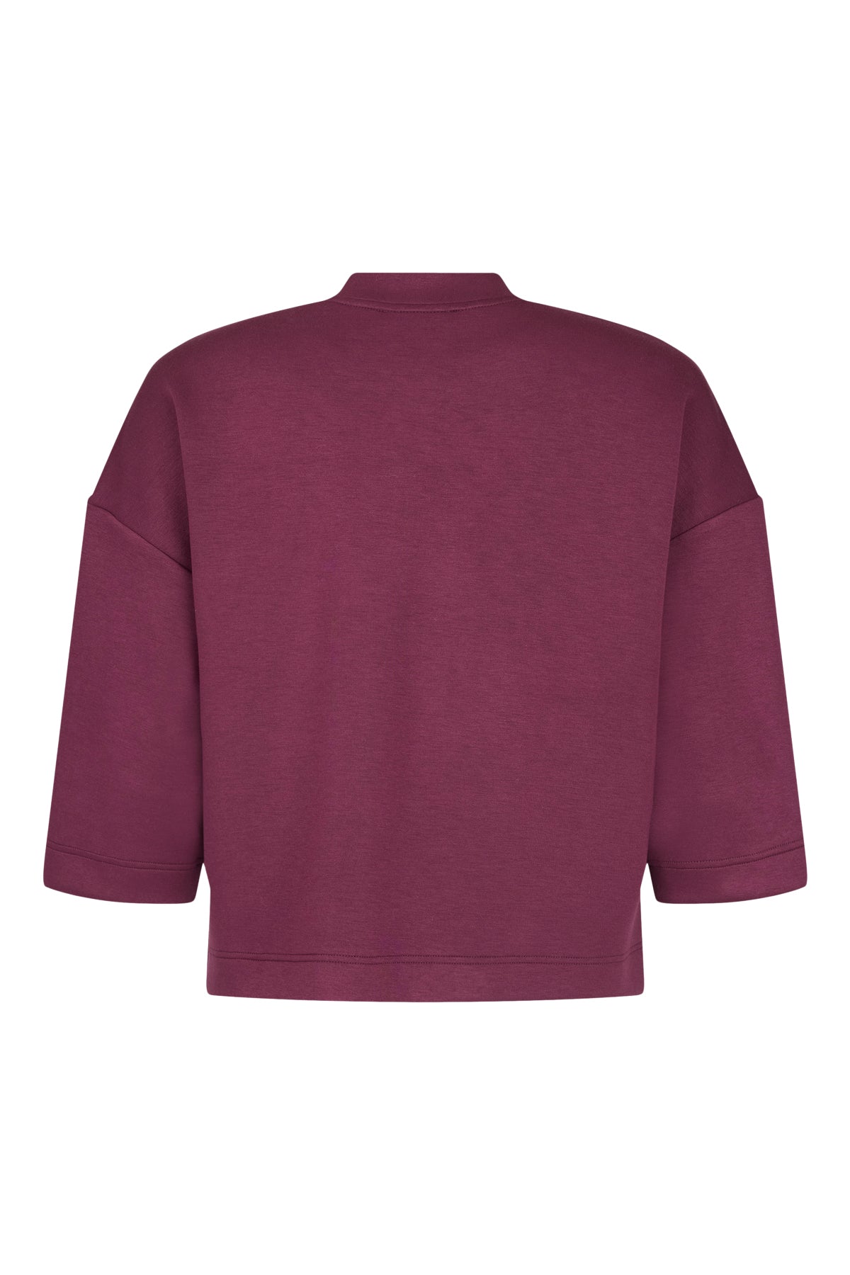 SUNDAY 3/4 Sleeve FZ Jacket - Plum