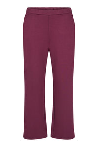 Sunday Wide Leg Trouser - Plum