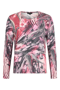 Sunday Printed Top - Plum Print