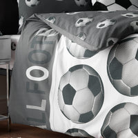 CATHERINE LANSFIELD Football Kids Duvet Cover Set - Grey