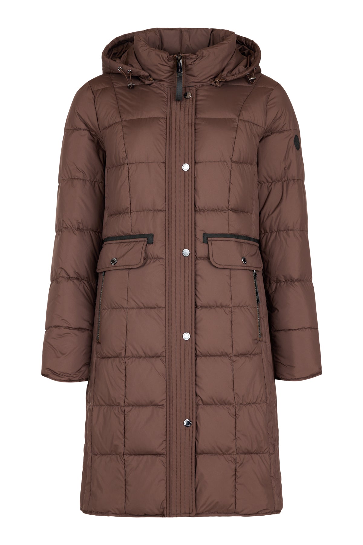 NORMANN Padded Quilted Winter Coat - Brown