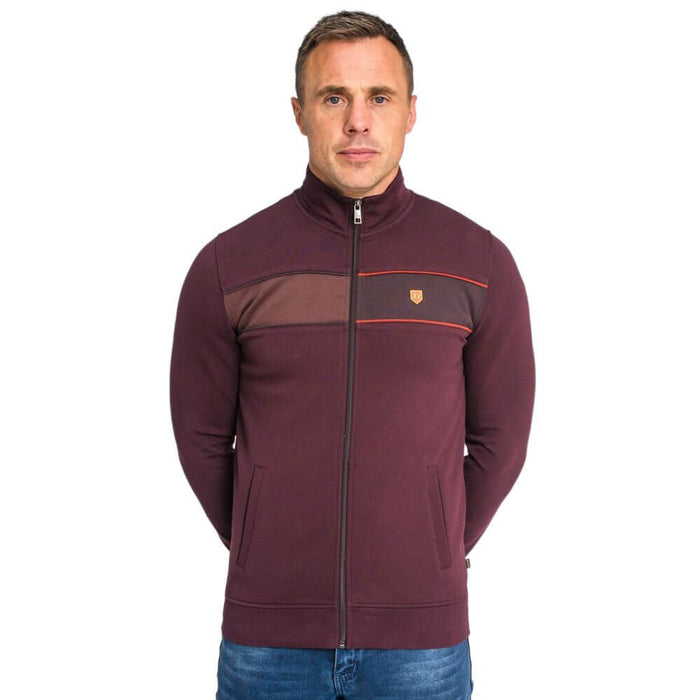 XV KINGS by Tommy Bowe Men's Hopefield Track Jacket - Merlot