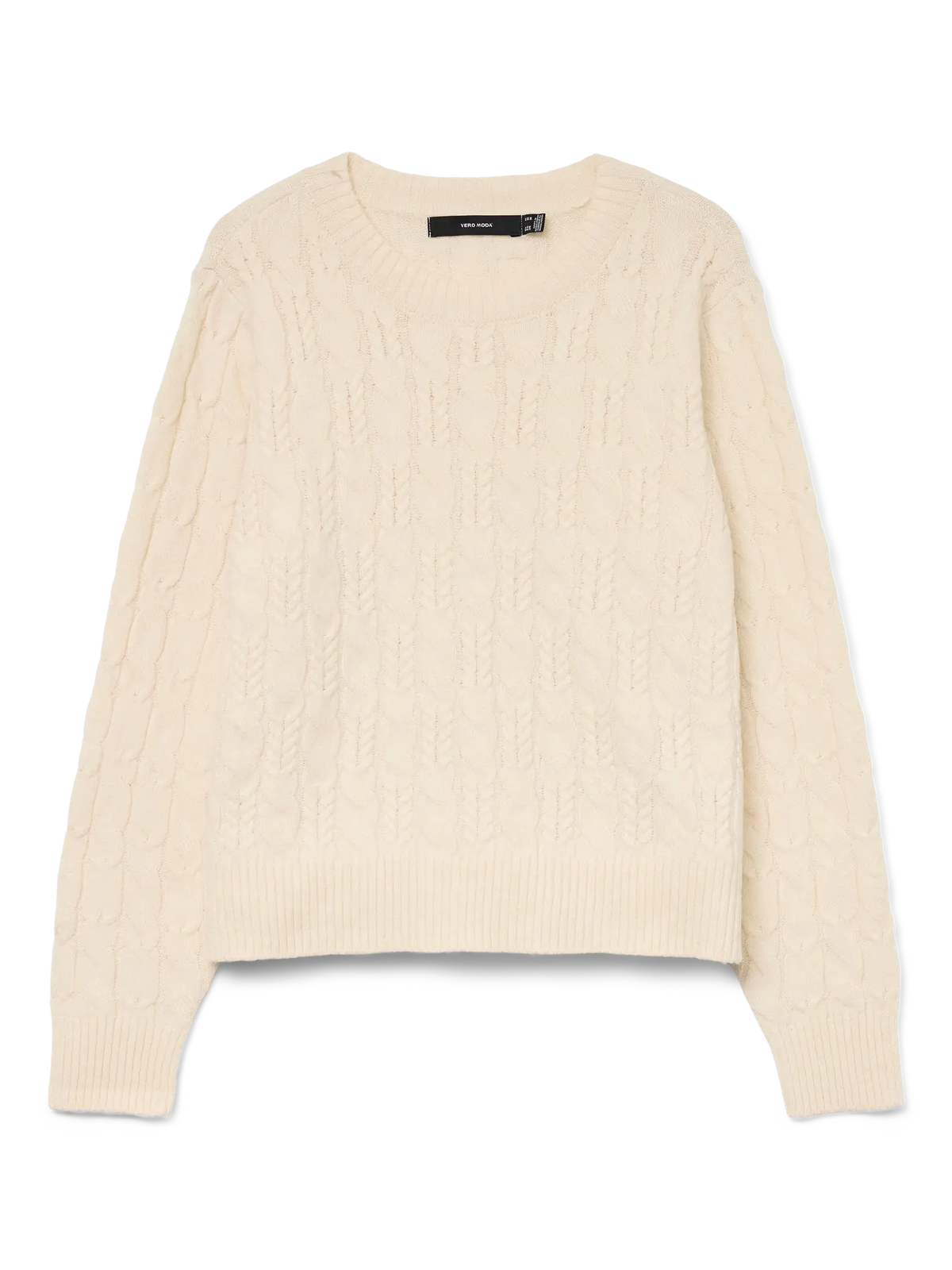 VERO MODA Aries Long Sleeve O-Neck- Birch