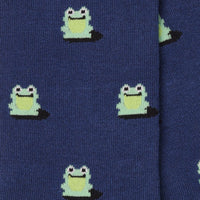 SWOLE PANDA Frog Sock - Navy