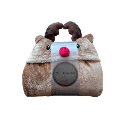 PAUL EDWARD : Reindeer Hooded Blanket