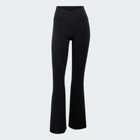ADIDAS Women's 3-Stripes Studio All Me Flare X-Over Leggings - Black